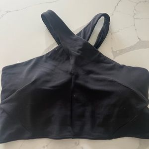 Lululemon Nulu wrap front long-line top